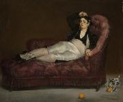 Edouard Manet Young Woman Reclining in Spanish Costume oil painting reproduction